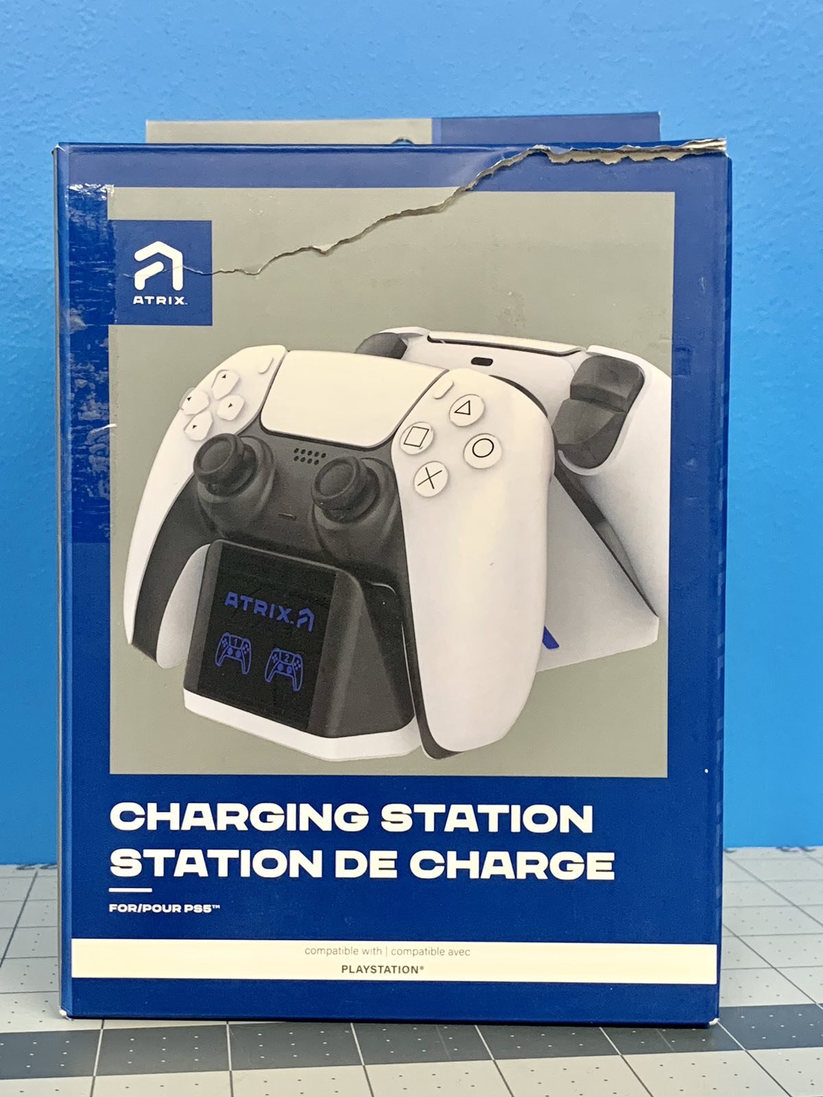 Atrix PS5 PlayStation 5 DualSense controller dual charging dock