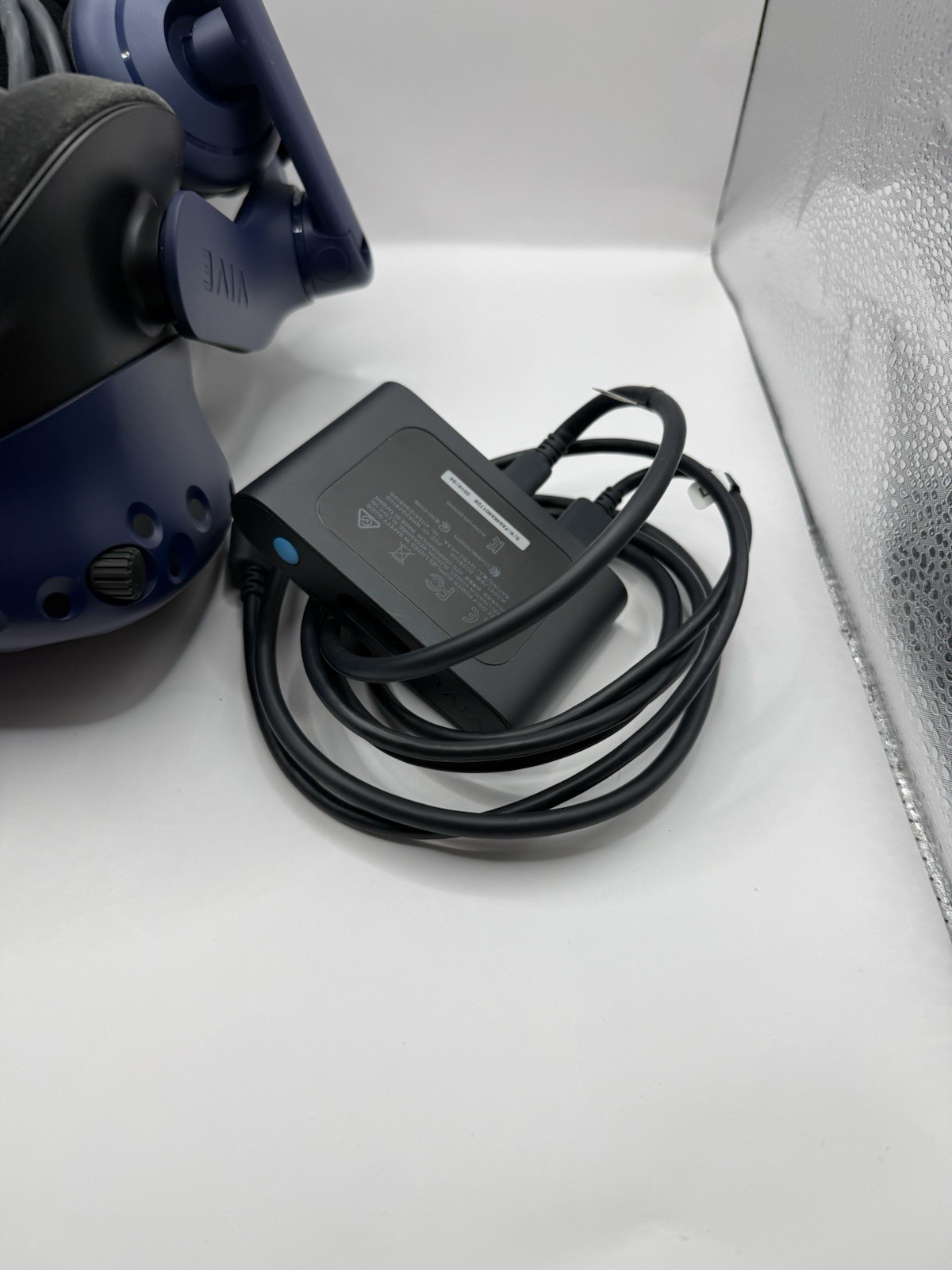 HTC Vive Pro Eye With Link Box And Cords Eye Tracking Headset - Tested Working