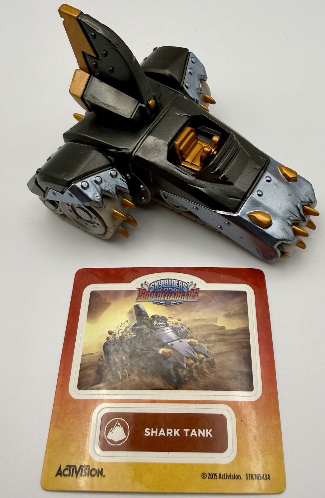 Skylanders SuperChargers SHARK TANK Land Vehicle Figure w/Card 2015 Activision