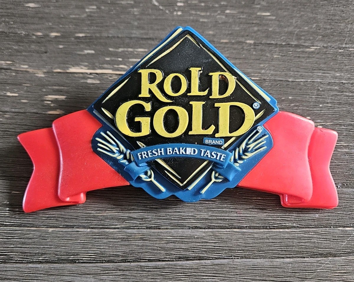 Vintage Fritos Lay Rold Gold Pretzels Chip Clip Promo Rare HTF 2001 Free Shippin