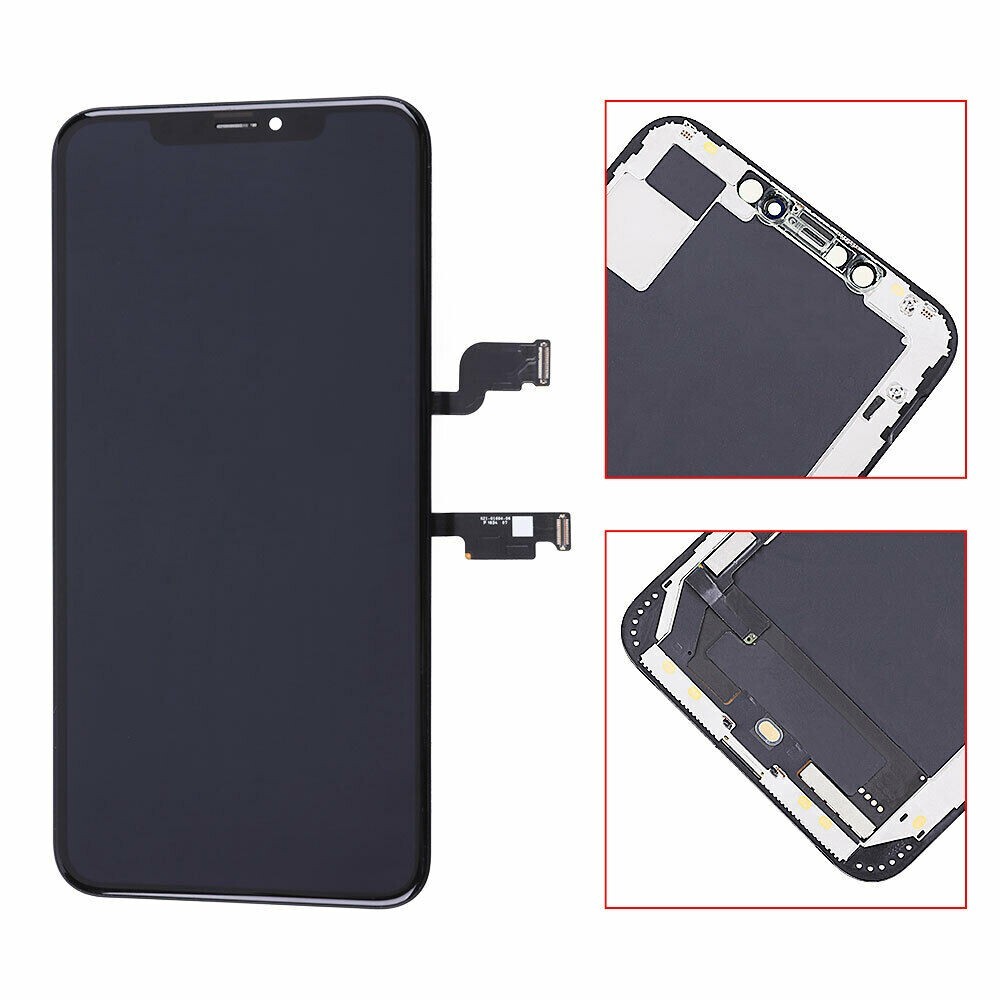 Soft OLED For iPhone XS Max Display LCD Screen Touch Digitizer Frame Replacement