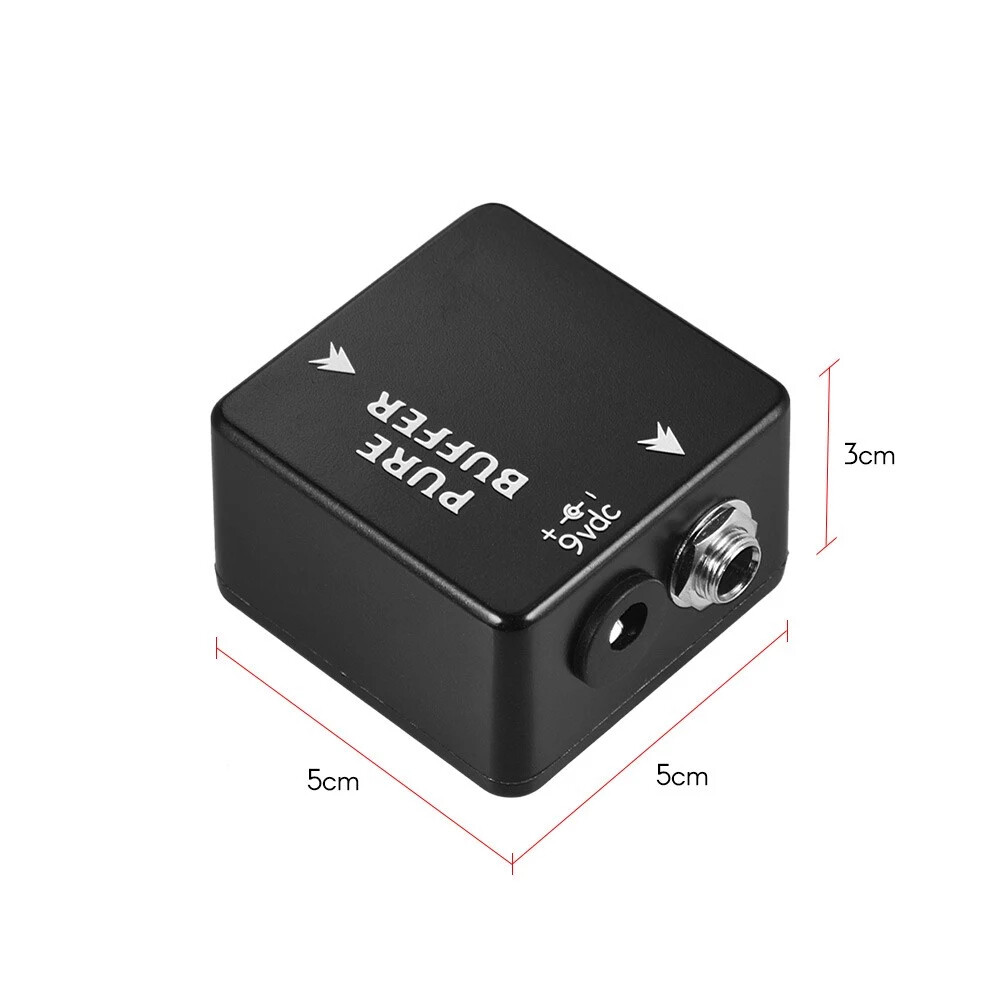 MOSKYAudio Pure Buffer Mini Guitar Effect Pedal Full Metal fr Guitar Player S8D4