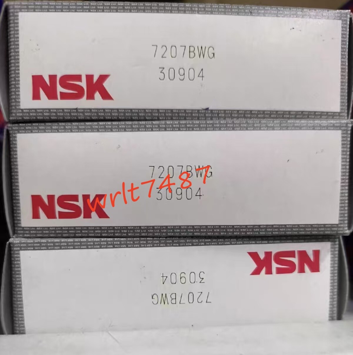 1X  NSK 7207BWG angular contact ball bearing