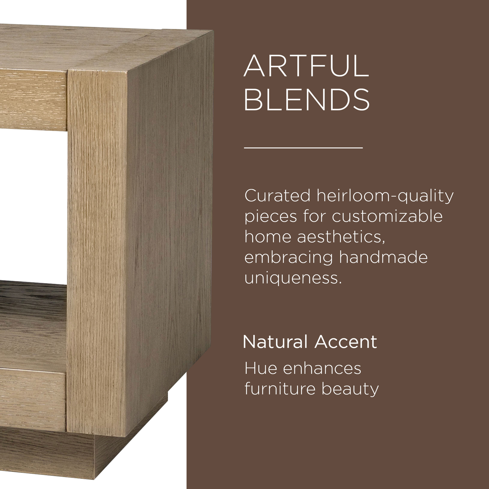 Maven Lane Artemis Contemporary Wooden Side Table in Refined Grey Finish (Used)