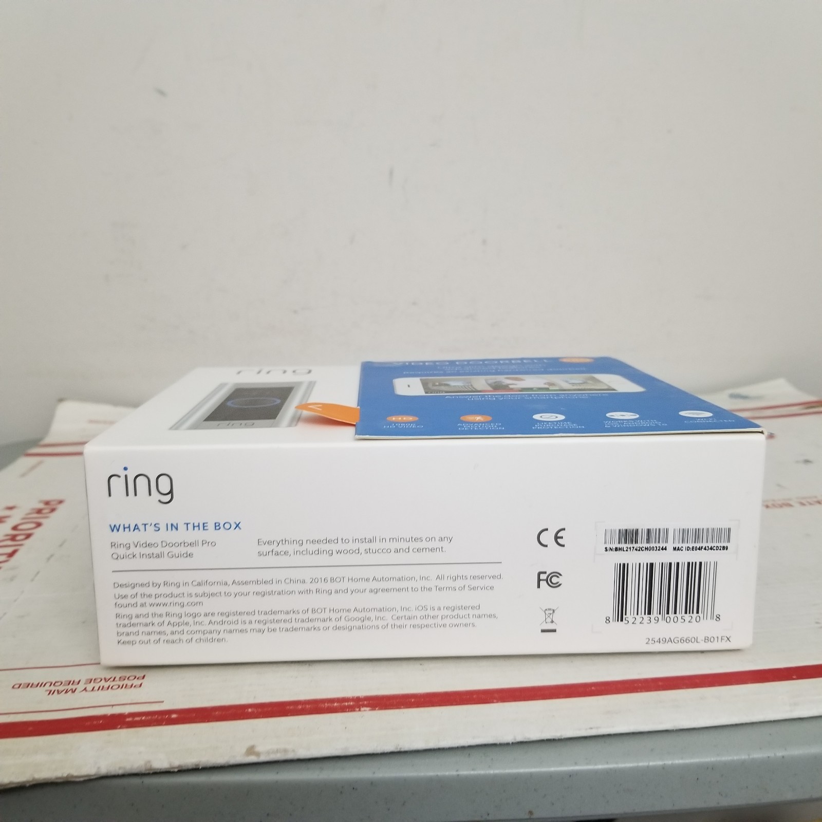 Ring Video Doorbell Pro New Open Box