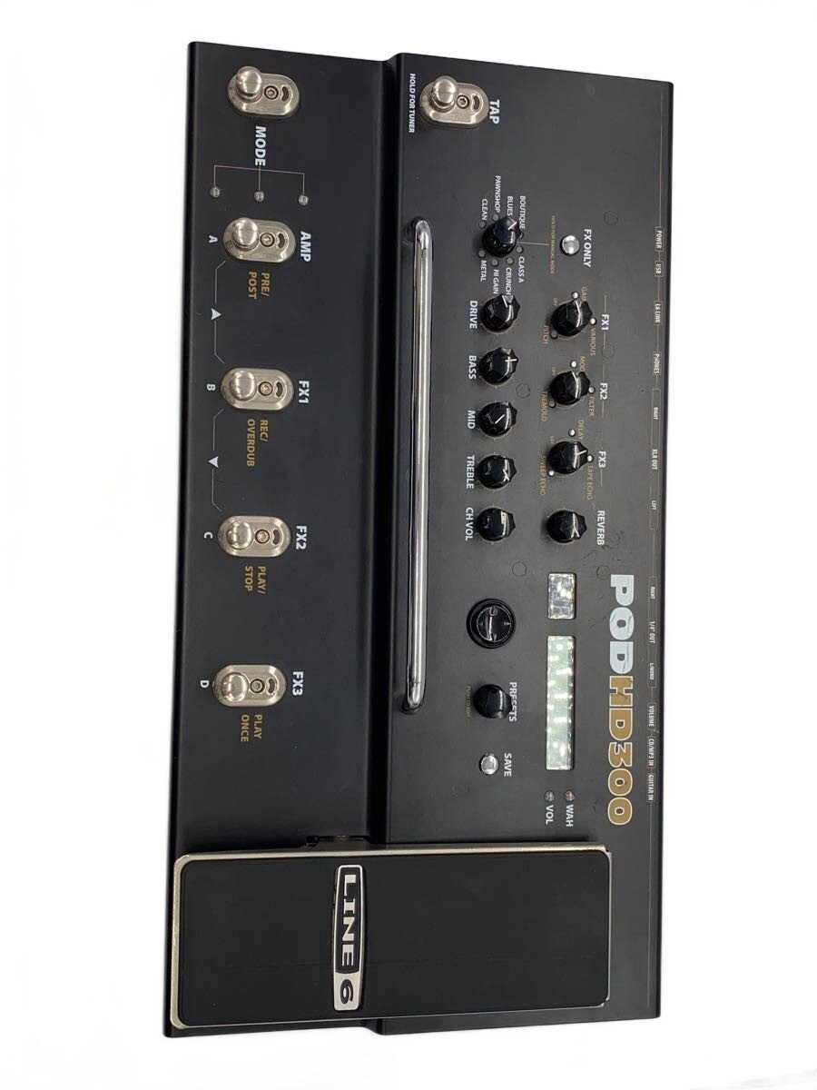 Line 6 Pod HD300 Multi Effect Amp Modeler Pedal Board