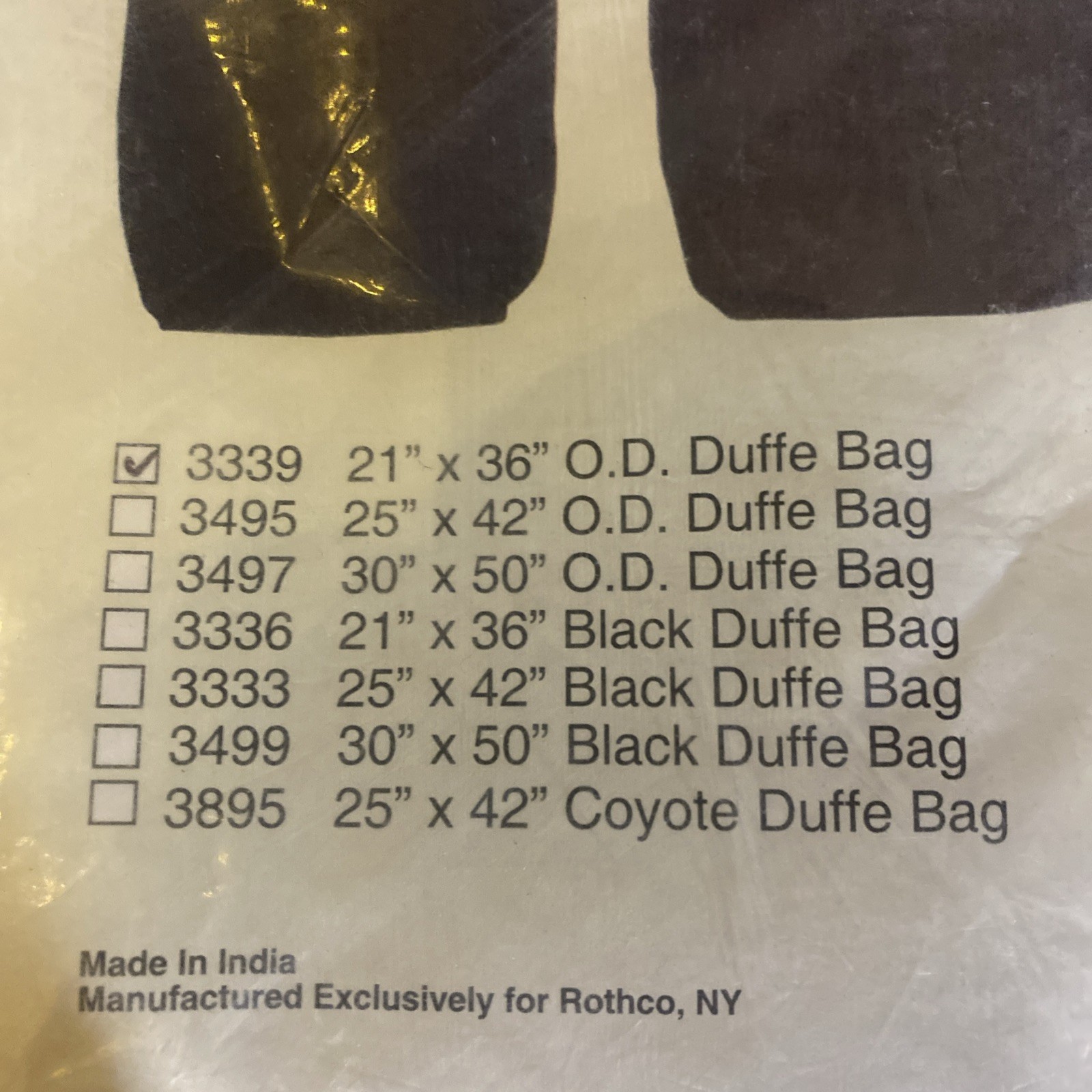 Rothko Duffel Bag WW2 Military