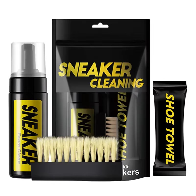 1 Set Shoes Cleaner Foam Dry Cleaning Suit 150ML Water-Free Foam Sneakers Cleane
