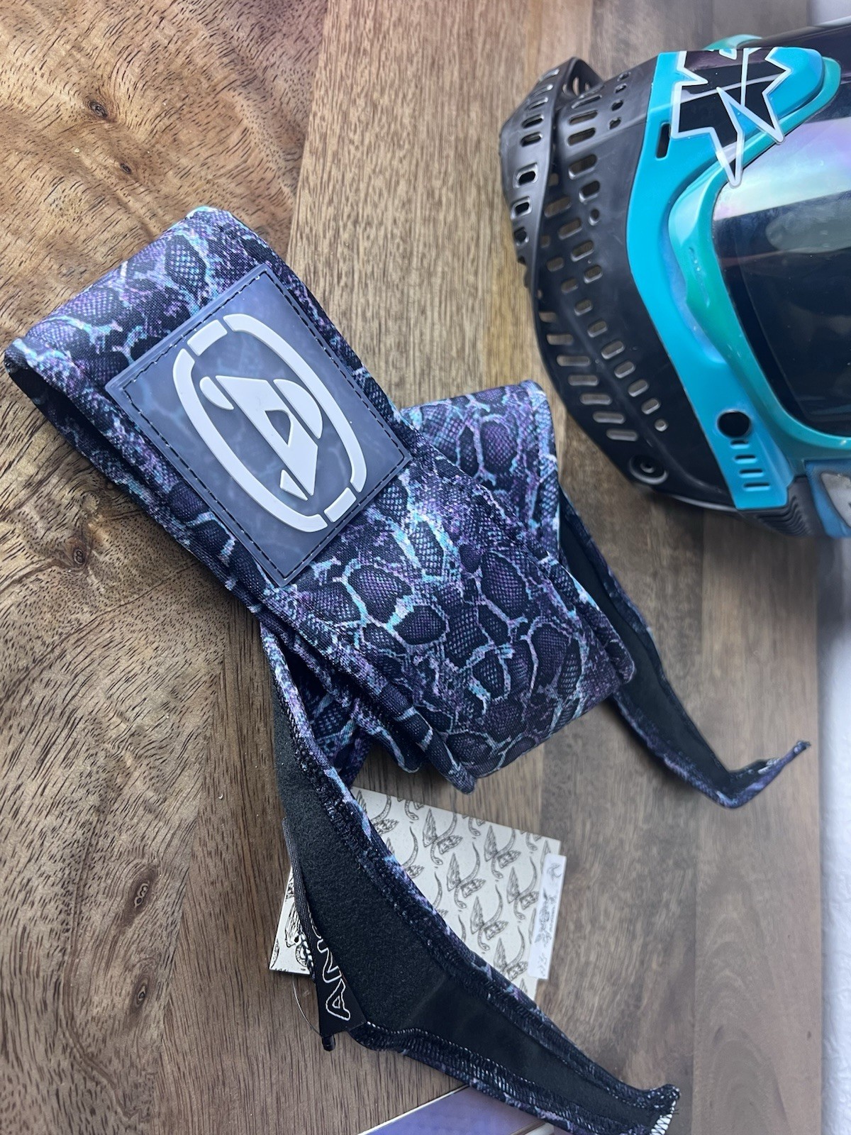 Angel x  Bunkerking Paintball Headband - Flying Serpent - Vintage - Padded - NOS