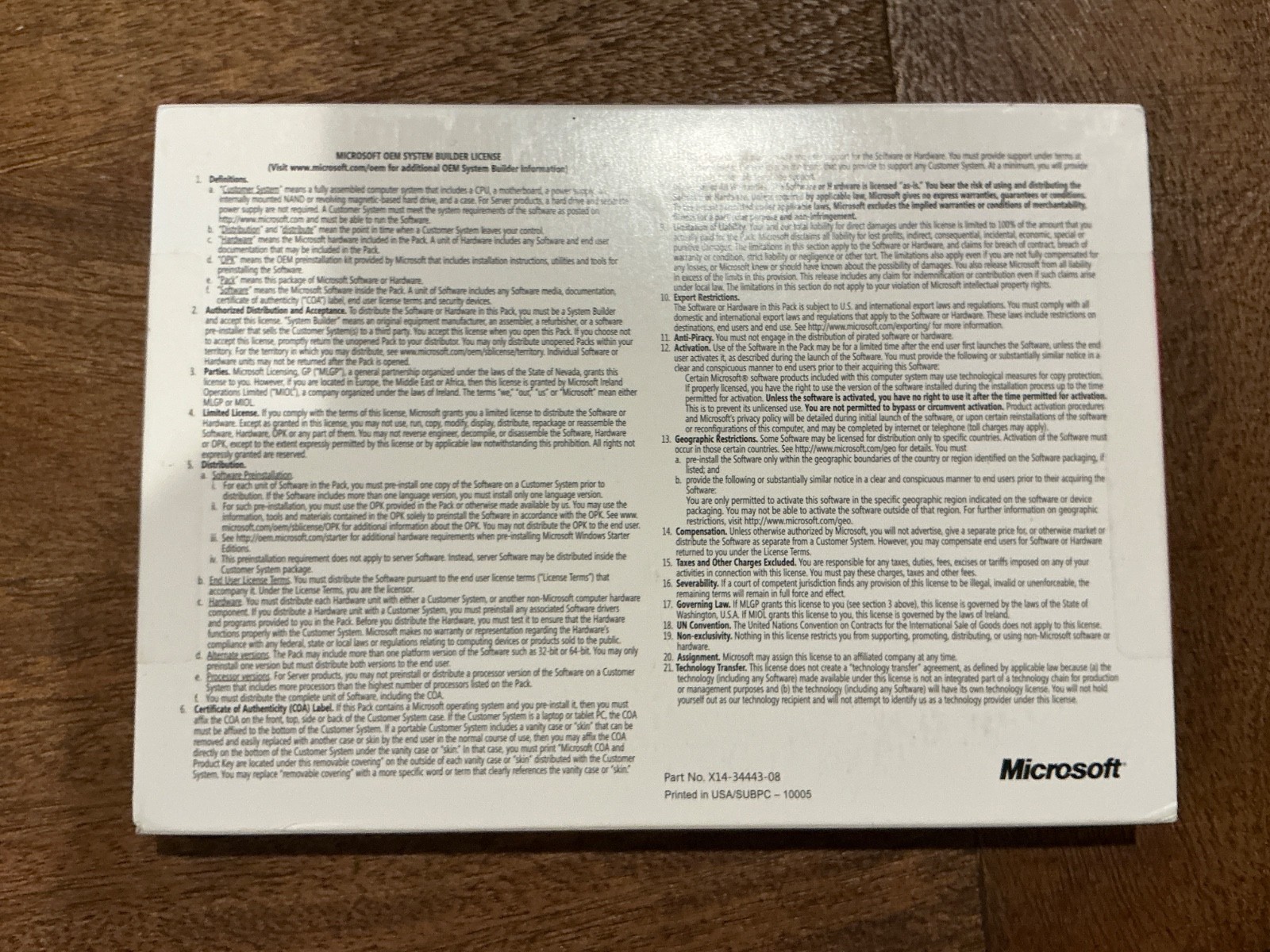 Microsoft Windows Server 2008 R2 Standard X64 DVD OEM