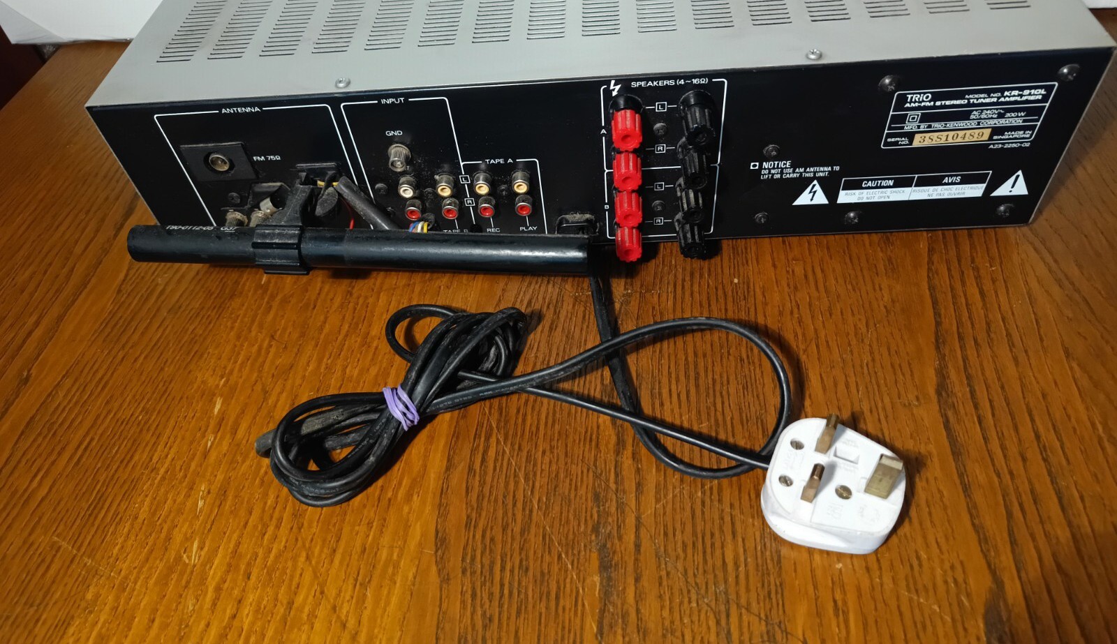 Trio-Kenwood KR-910L Hifi Receiver Integrated Amplifier + Phono Input SERVICED*