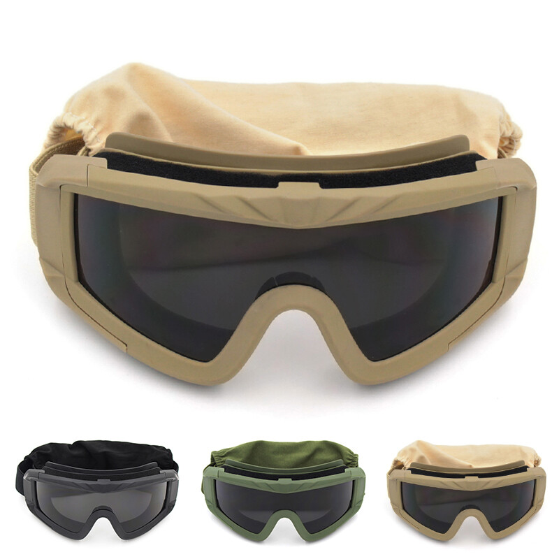 Ski Goggles with 3 Lens UVA & UVB Protection Snowboard Snow ATV MX MTB Goggles