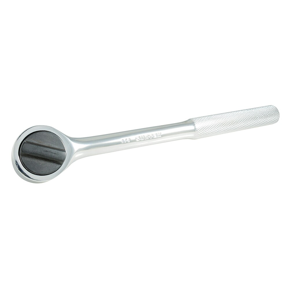 Surtek F5852A 1/2" Square Drive Round Head Ratchet with Knurled Handle