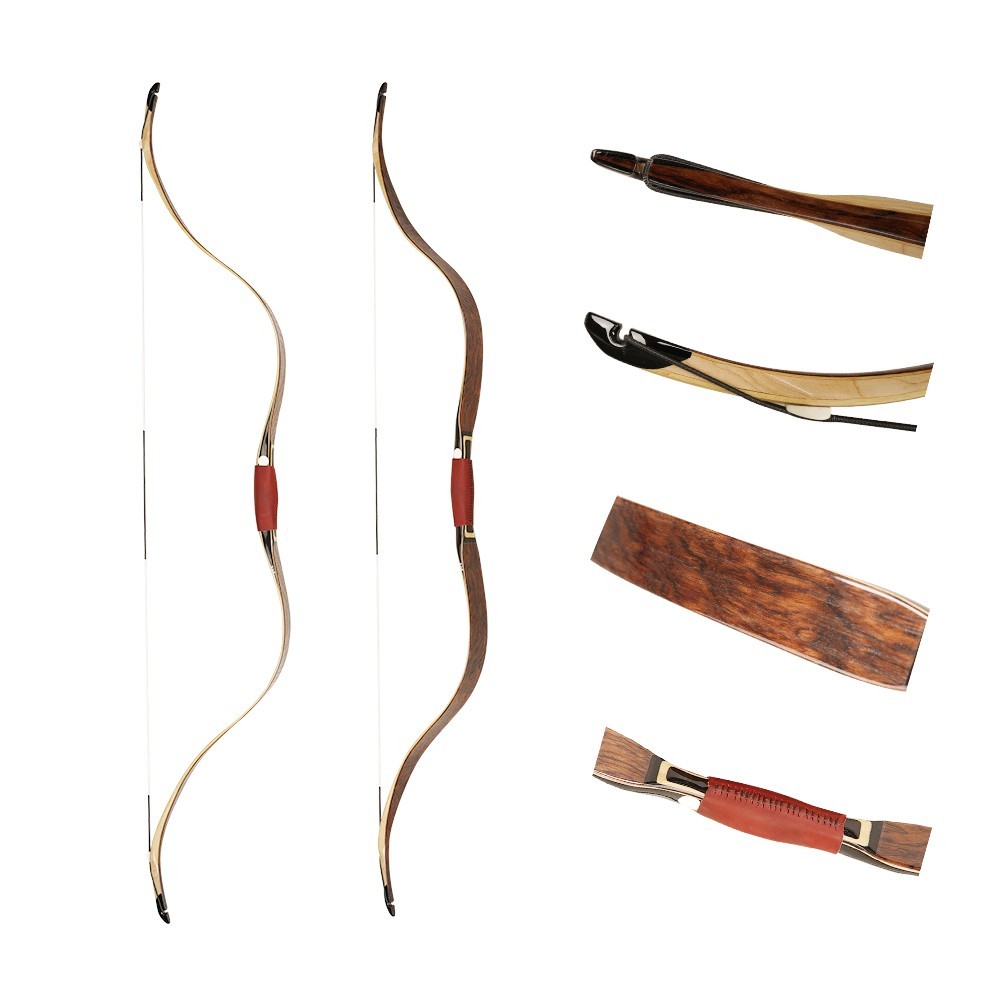 58'' 20-50lbs Chinese Ming bow Traditional Recurve bow AF Archery Horse Bow