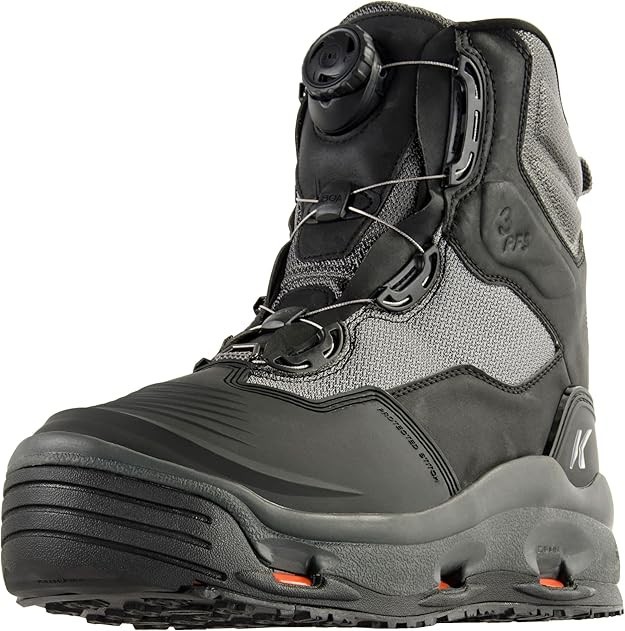 Korkers Men's Darkhorse BOA w Kling-On & Felt Soles, Men's 7