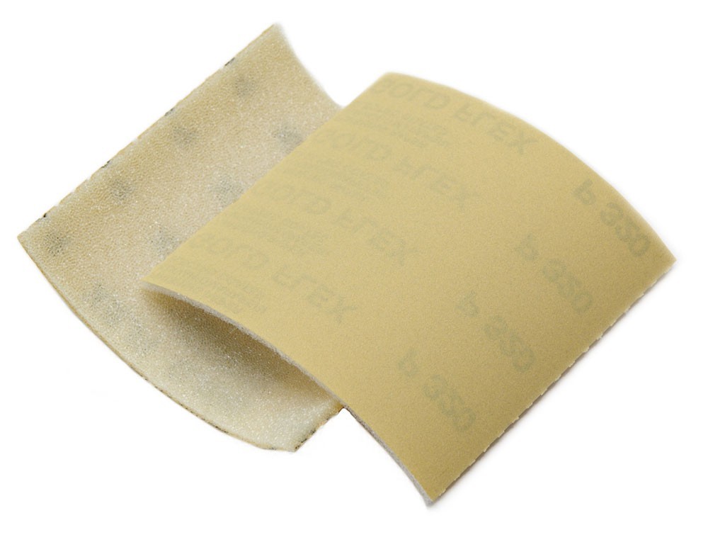 Mirka 23-145-150 Goldflex-Soft 4-1/2" x 5" Foam-Backed Pad 150G (Qty 200/bx)