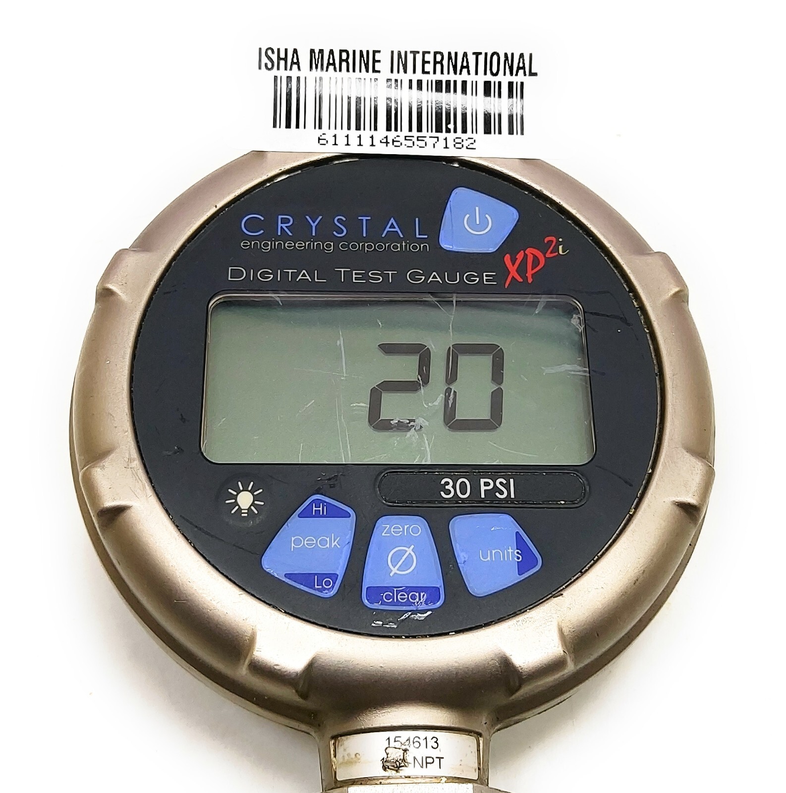 Crystal Engineering ISOLV 30PSIXP21-FD Digital Test Gauge XP2i 7182
