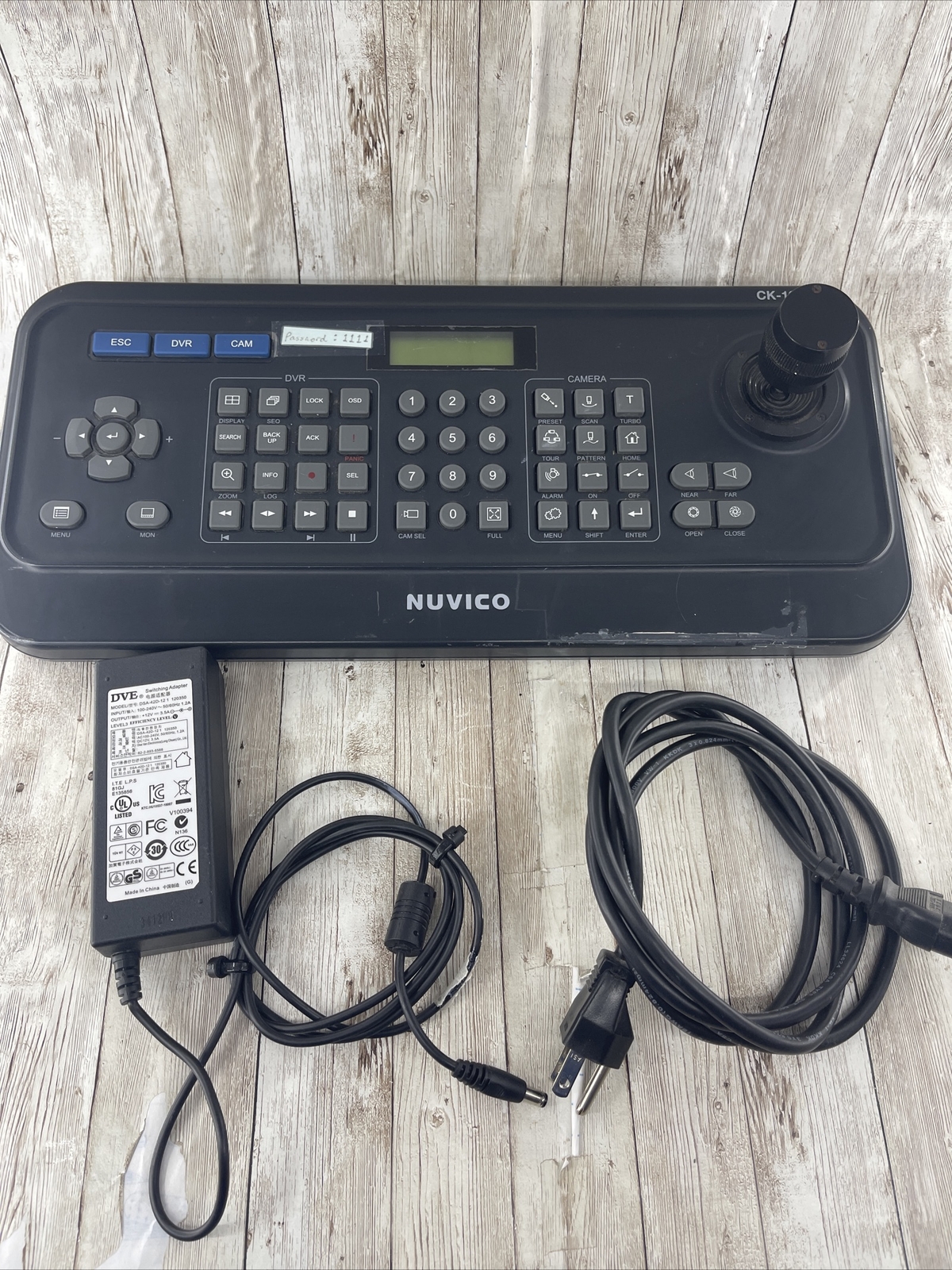 Nuvico CK-1000 Controller Keypad with LCD Display and 3-Axis Joystick Camera