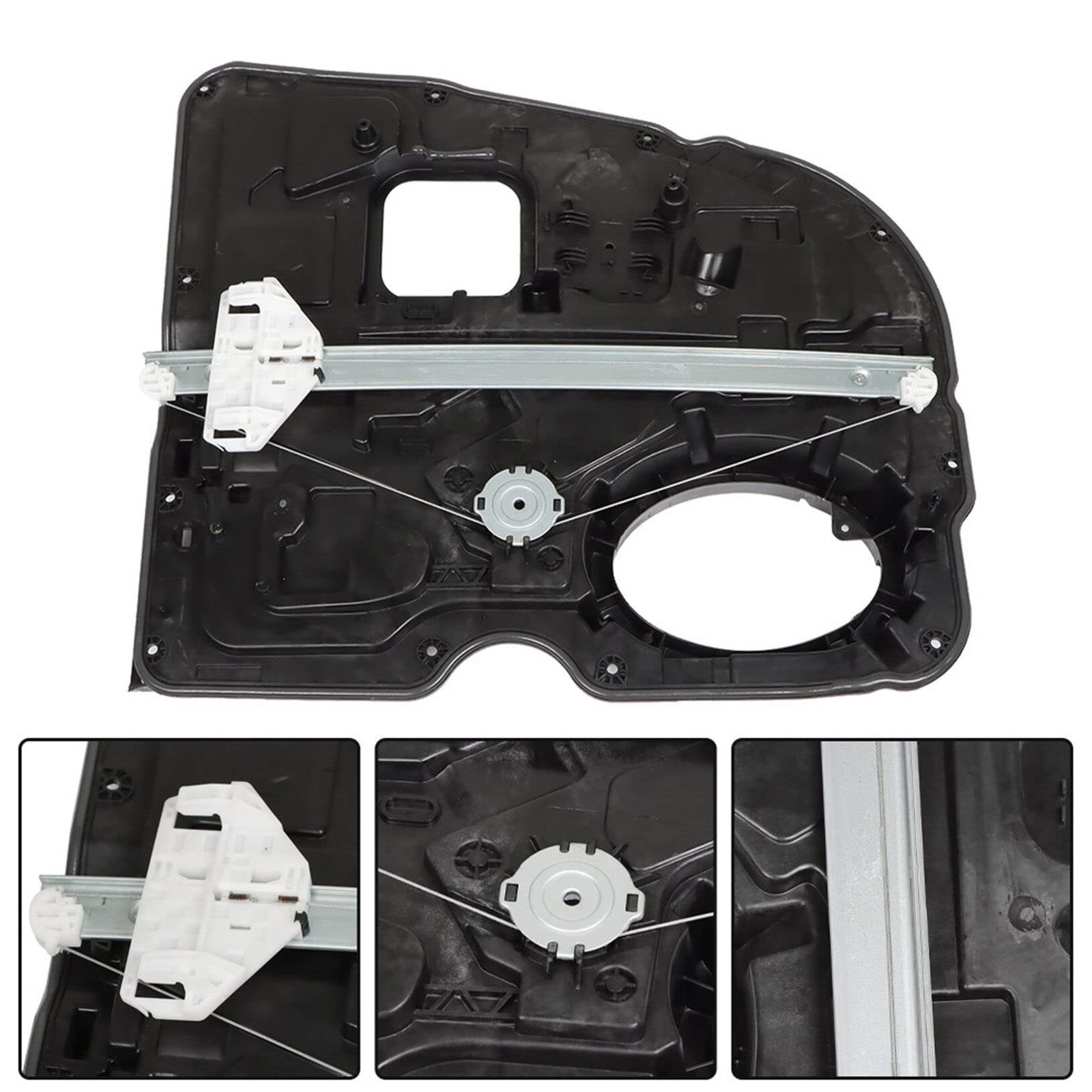 Window Regulator Rear Left Driver Side Without Motor Replacement for Ram 1500...