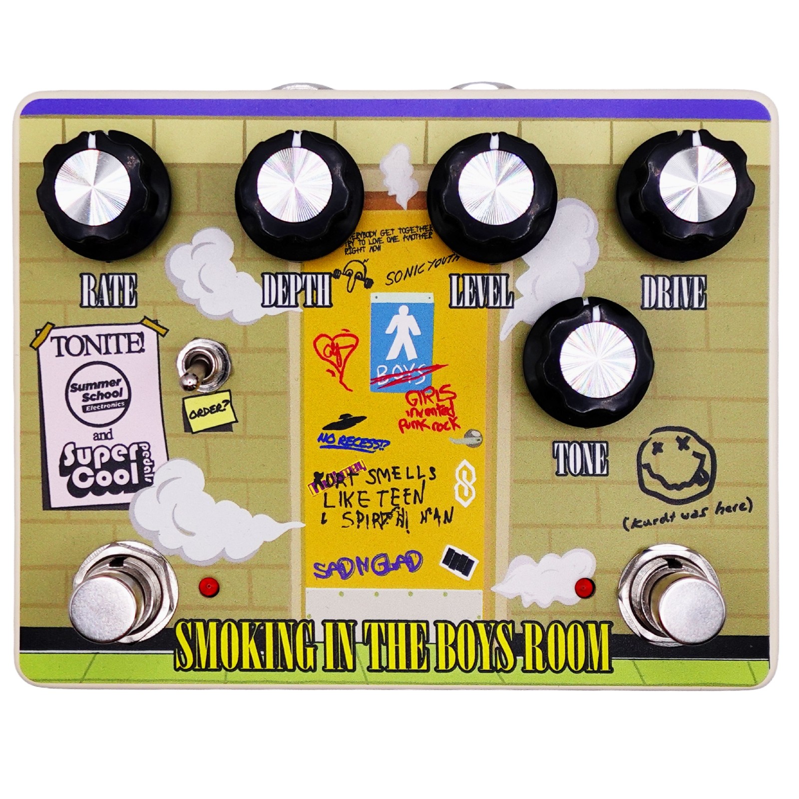 Supercool Pedals / Summer School Electronics Smoking in the Boys Room Distortion
