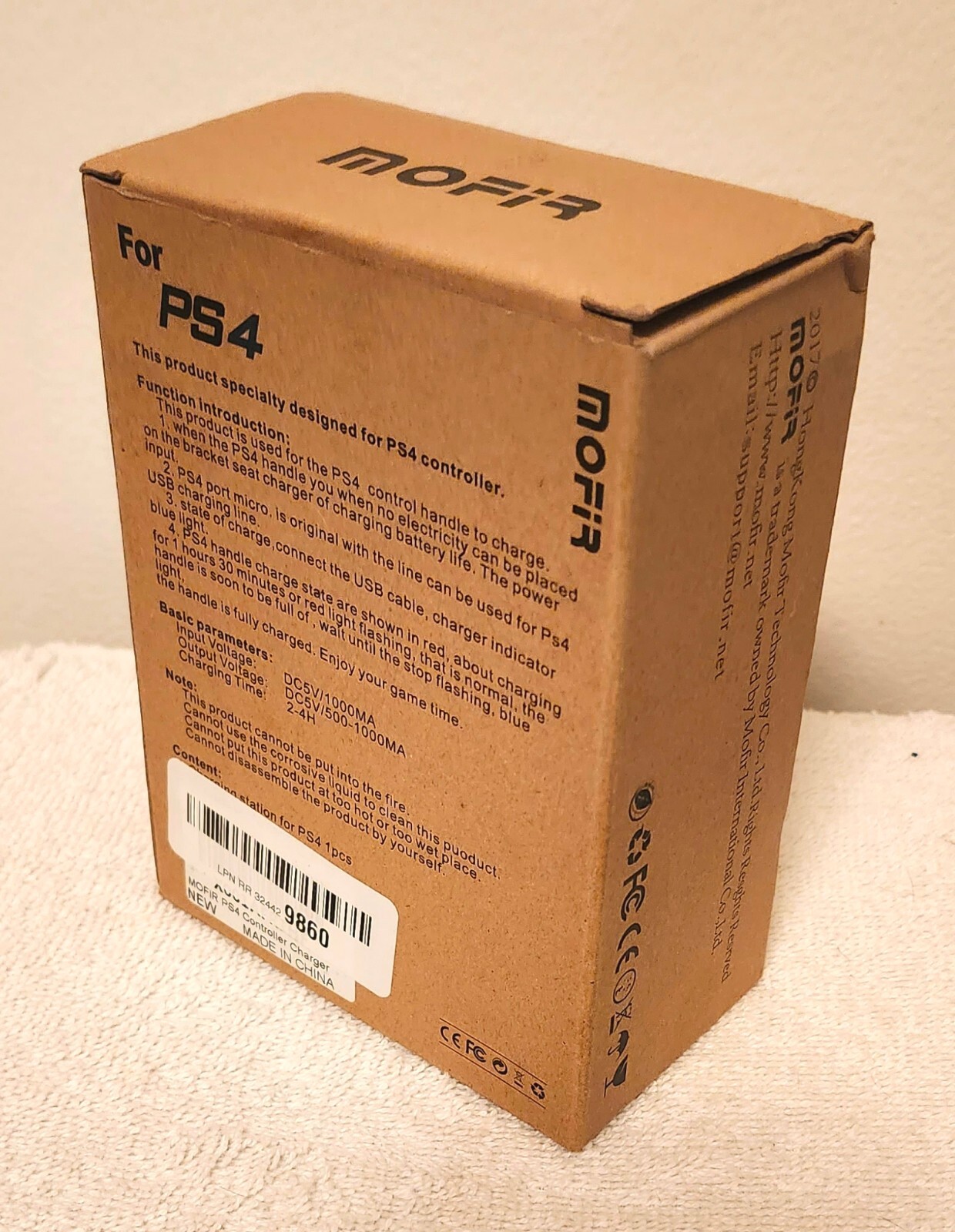 Fast Charging Stand For 2 Sony PS4 Controller; Dual Station Dock, USB, LED
