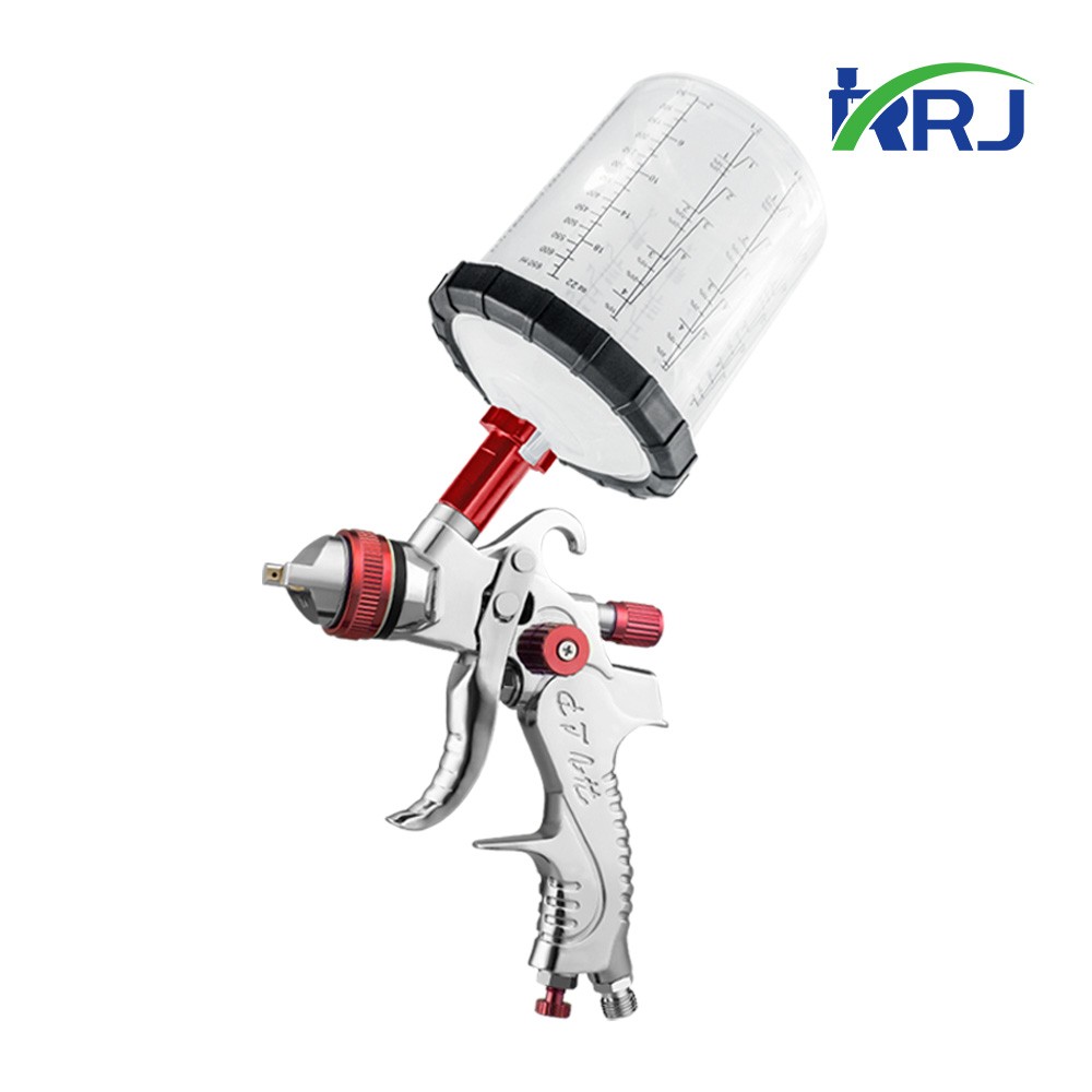 HVLP Spray Gun 1.4/1.7/2.0mm 3 Nozzles 3x650ml / 50x600ml Disposable Liner Kit