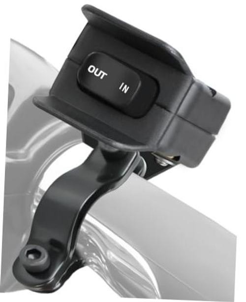 Belinous 12V ATV Winch Switch with Mounting Bracket, Handlebar Winch Black