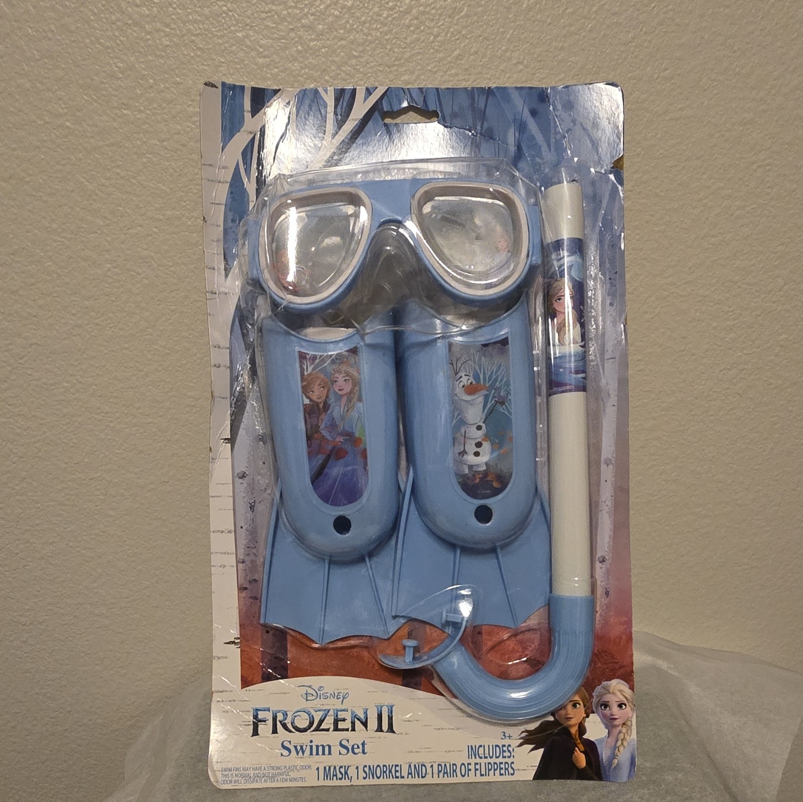 Disney Frozen II Swim Set Blue Mask, Snorkel & Pair of Flippers