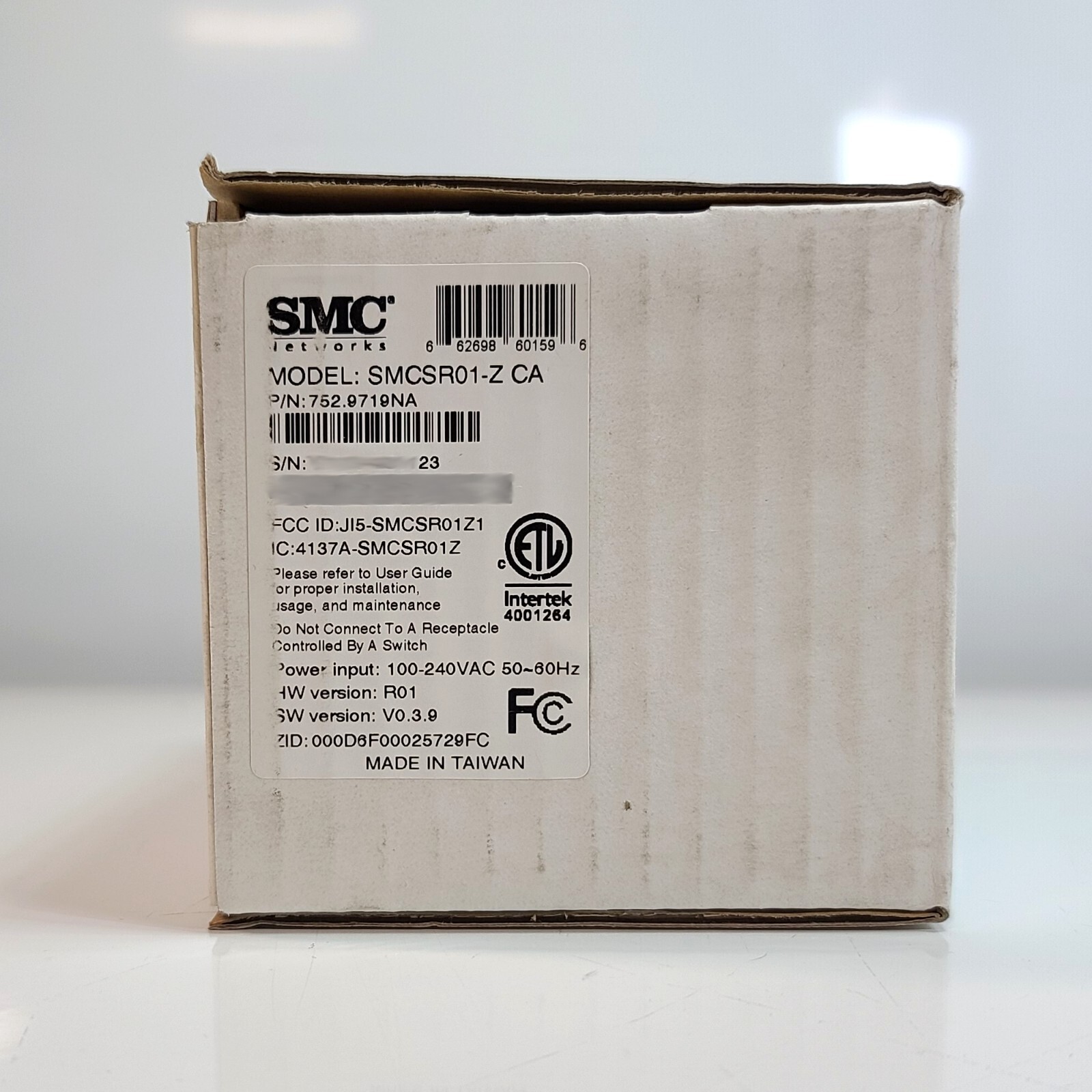 SMC Wireless Siren Zigbee Range Extender SMCSR01-Z CA