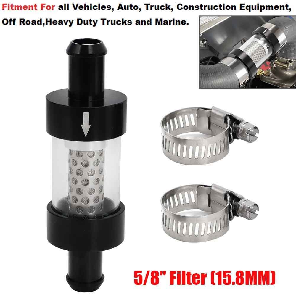 For Auto Inline Heater Core Coolant Filter Inspection System 5/8" Truck Off Road