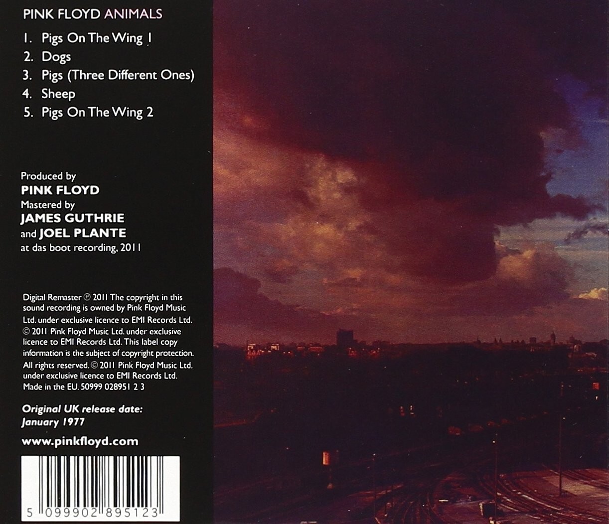 Pink Floyd – Animals CD - Tenth Studio Album - NEW