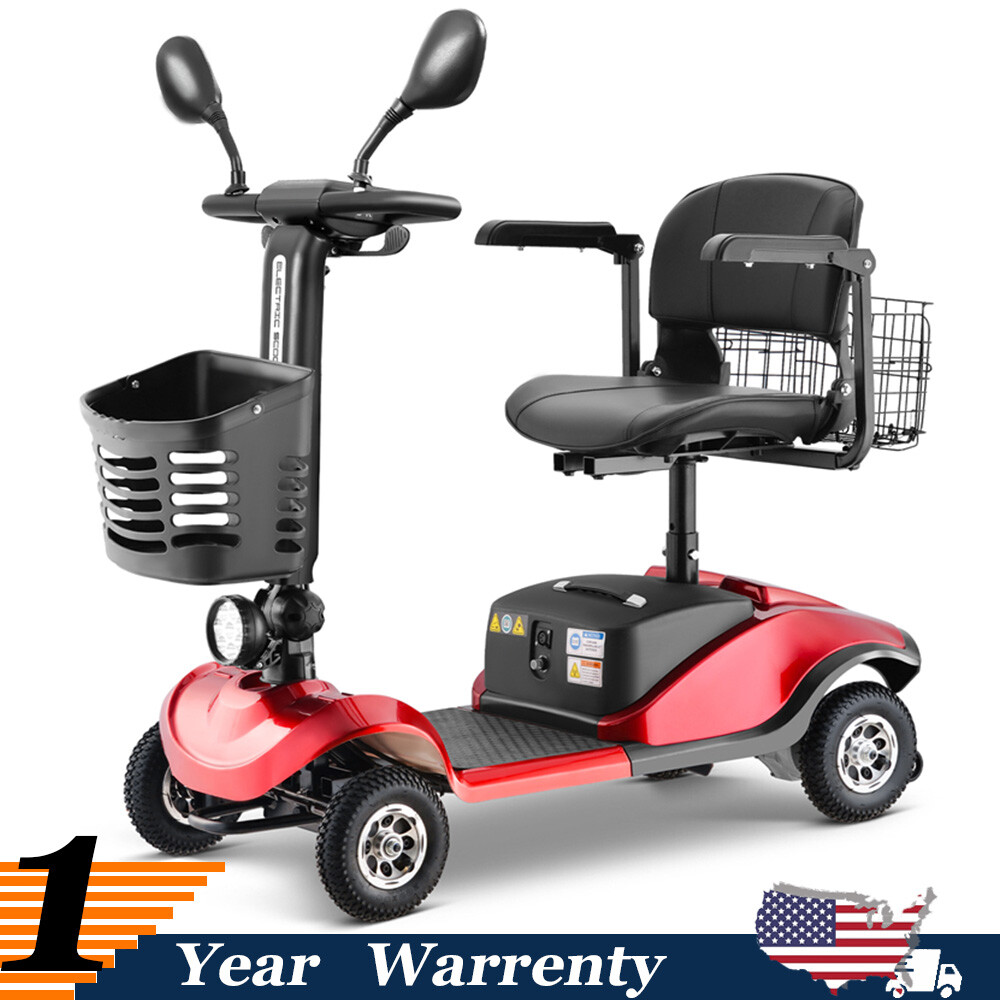 350W Folding Mobility Scooter for Adult All Terrain 12V 20AH for Seniors Adults