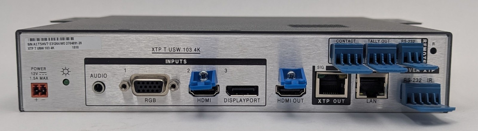 Extron XTP T USW 103 4K Three Input Switcher w/ HDMI Output & XtP 4K Transmitter