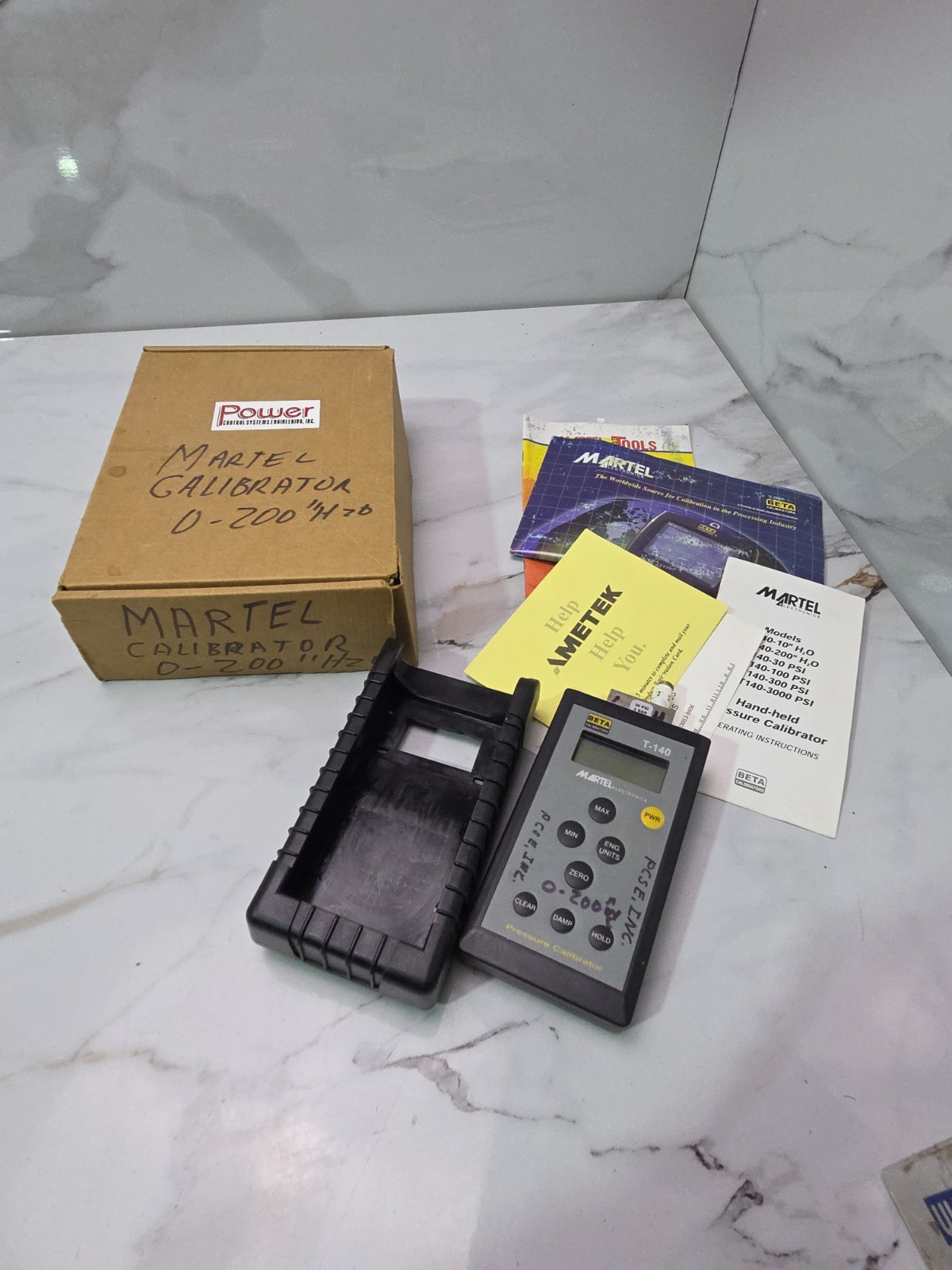 MARTEL T140-200" Precision Pressure Calibrator