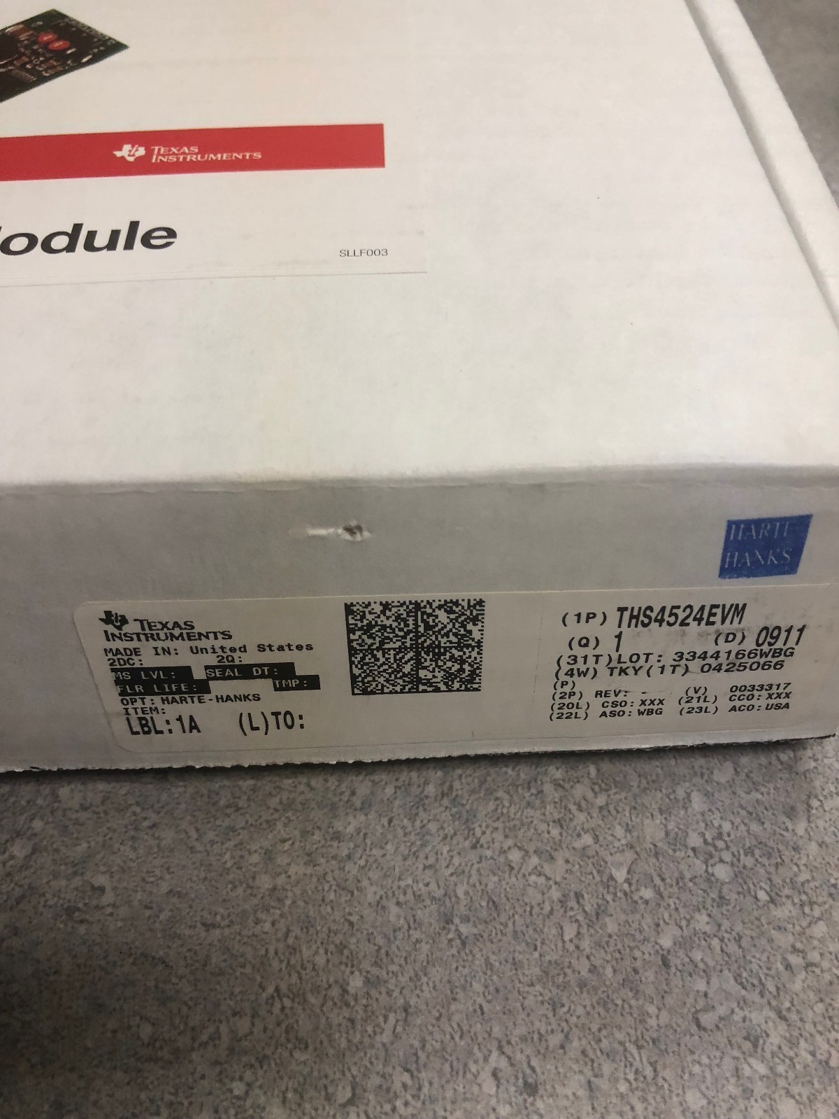 Texas Instruments THS4524EVM Analog Evaluation Module
