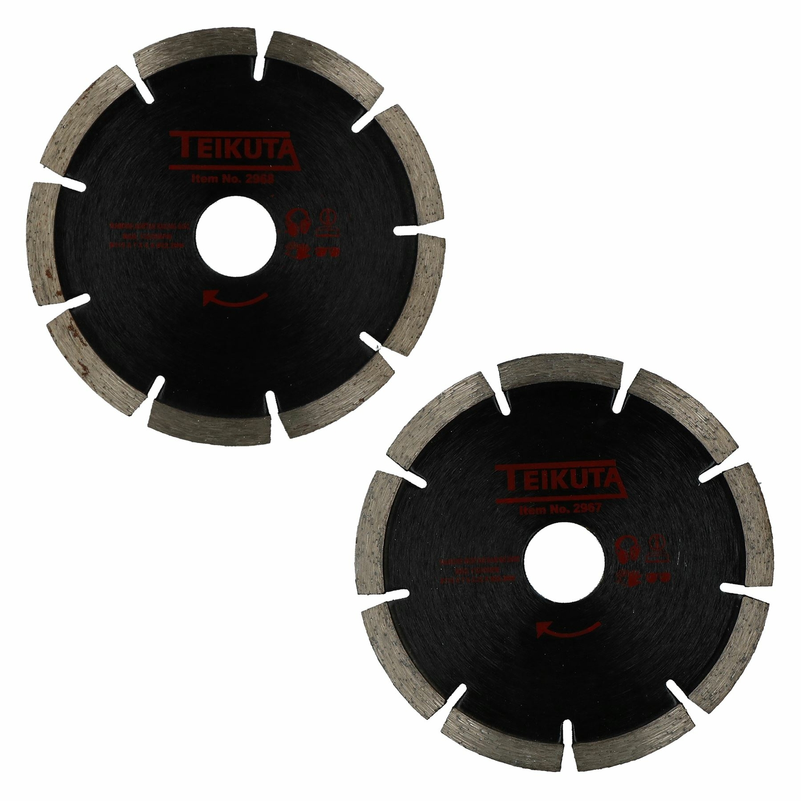 2 PC 115mm Diamond Mortar Raking Disc Set 5.25 & 8mm Cutting Thickness