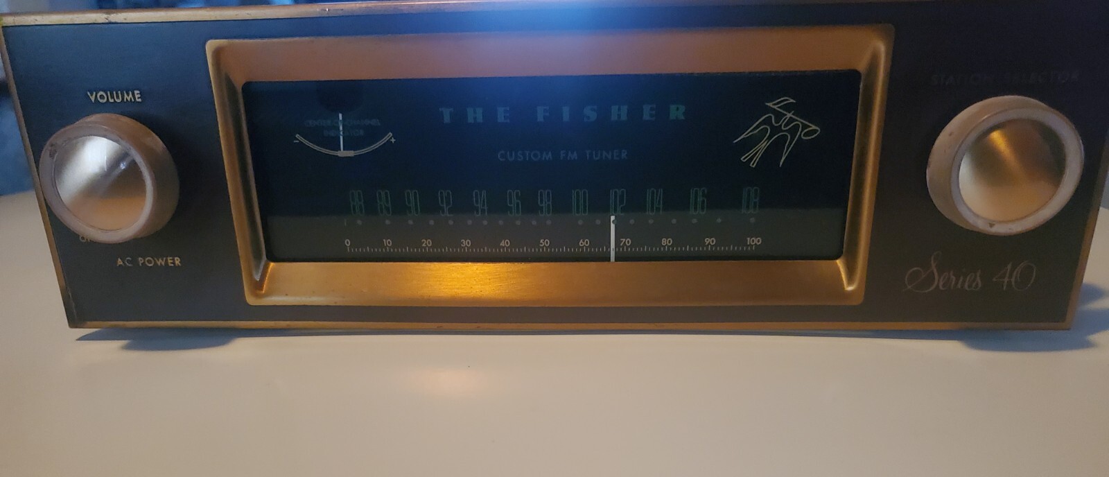 The Fisher Custom FM Tuner Series 40 - Great Condition