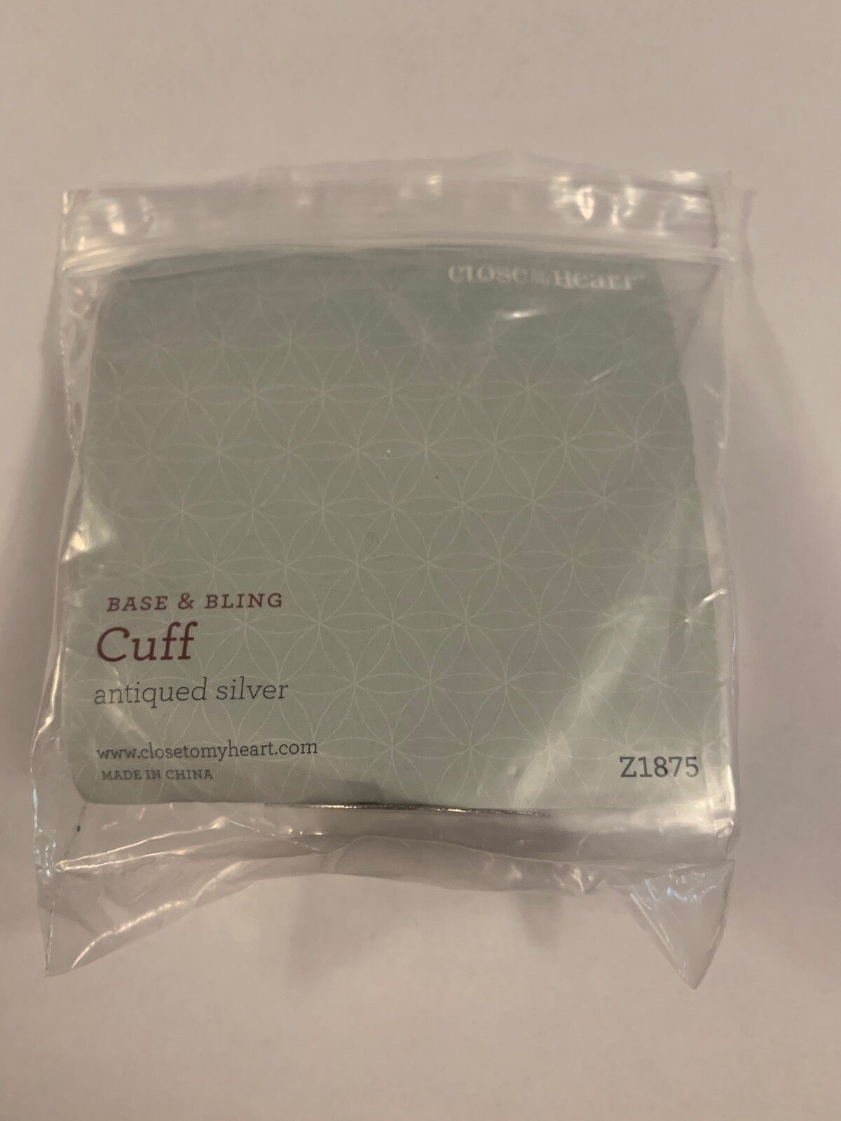 CTMH - Base & Bling - Cuff (Antiqued Silver) Z1875 *New*