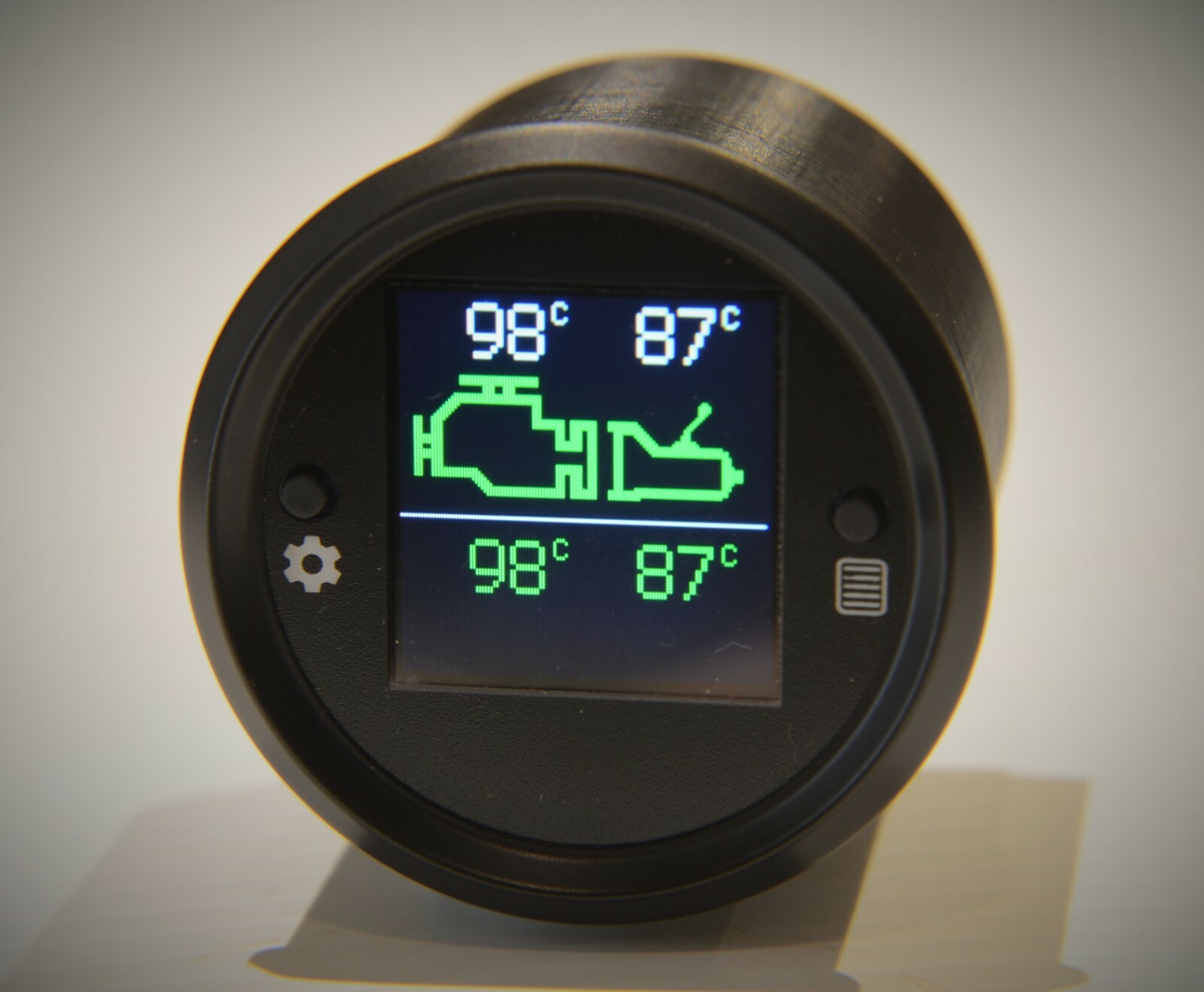 Engine, Transmission & EGT temp 52mm gauge visual/audible overheating alarm