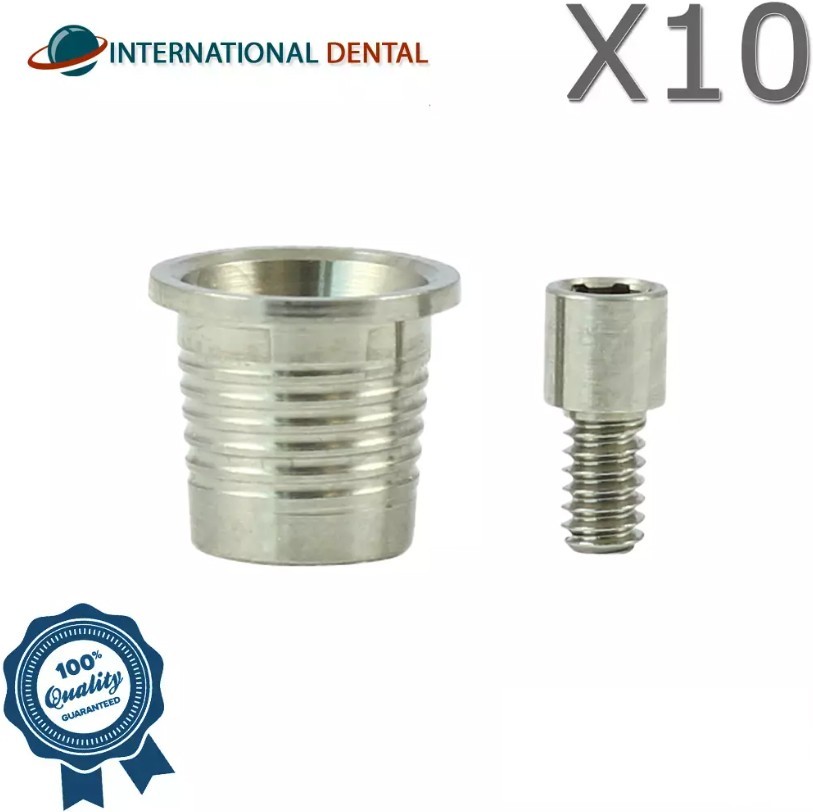 10 Dental Laboratory Titanium Base For Multi Unit 1.4 CAD/CAM Digital Library
