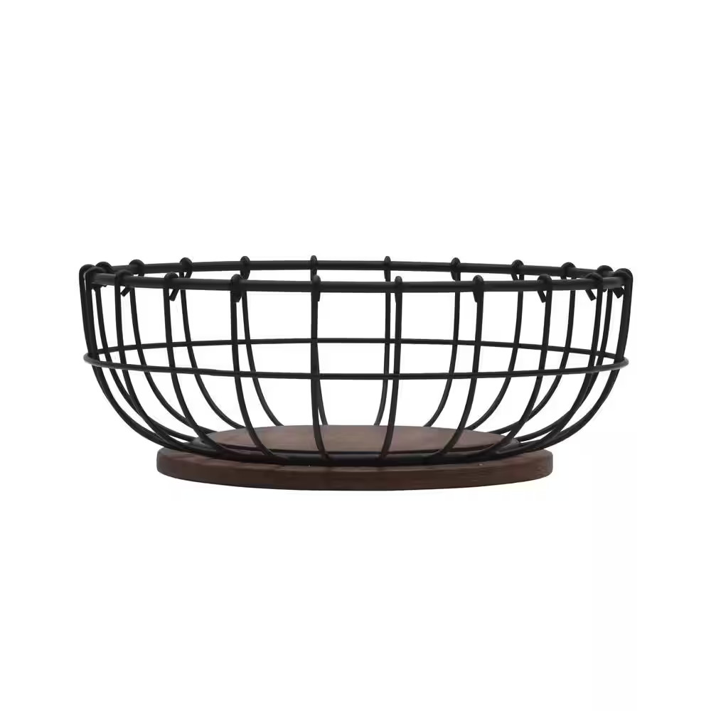 Anvil Cage Black Metal Basket