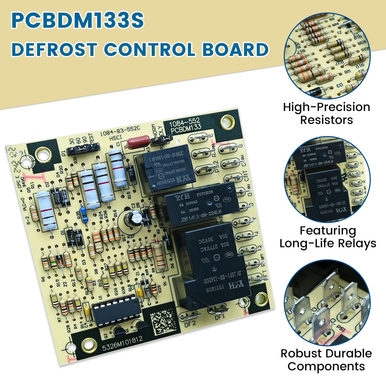 PCBDM133S Defrost Control Board Goodman Furnace Heat Pump Replacement