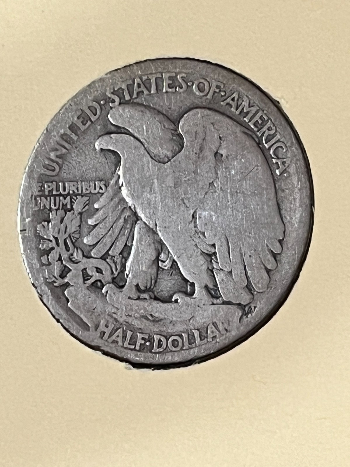 1917-D Walking Liberty Half Dollar - Obverse Mintmark