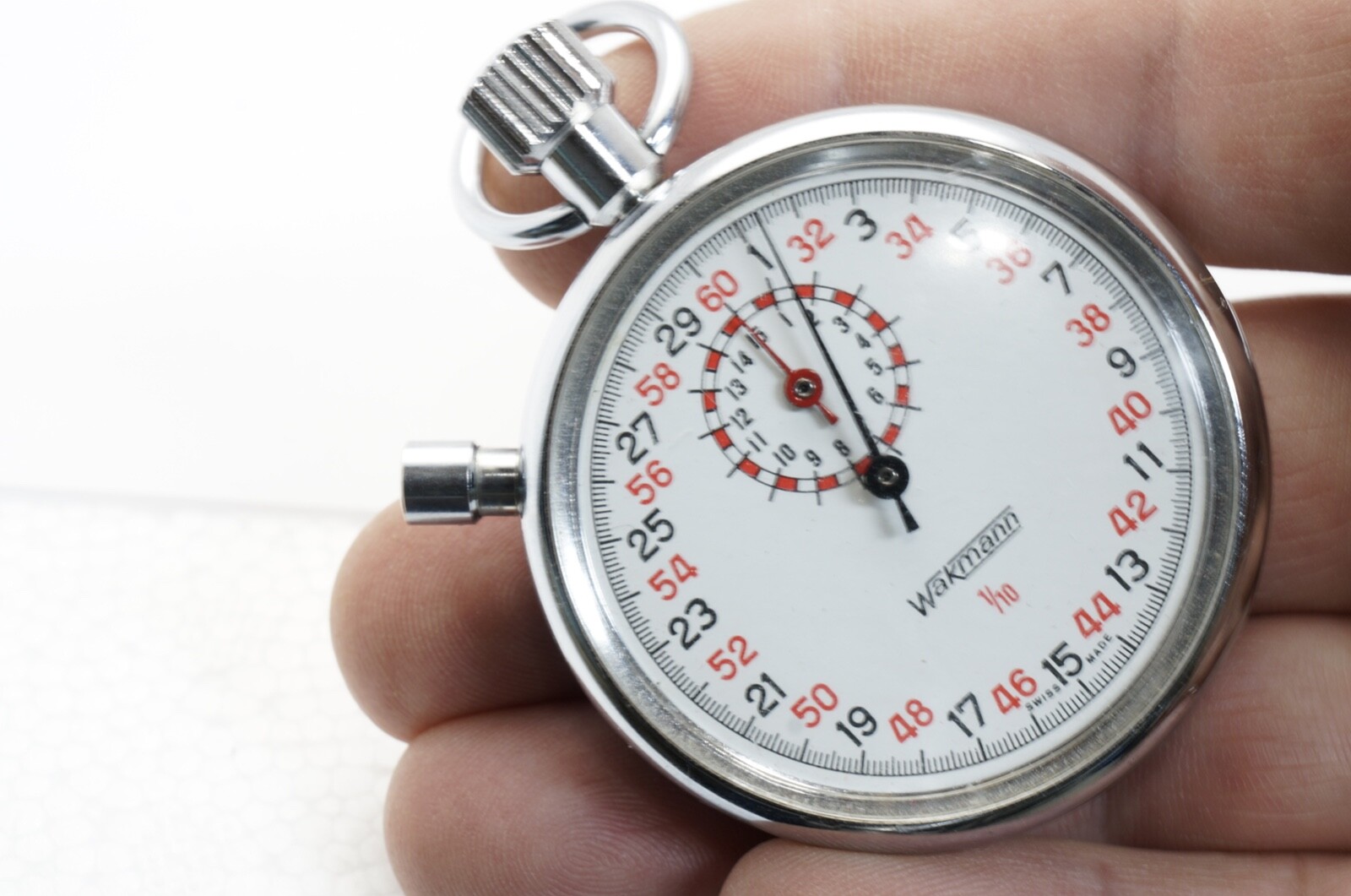VINTAGE WAKMANN CHRONOMETER/STOP WATCH 1/10 SEC.