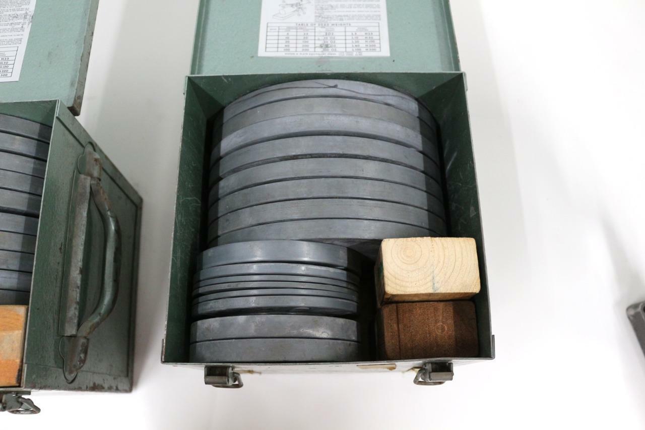 Ametek Model T Dead Weight Tester w/ Ashcroft 1305B100, 2000-10000 Range Weights