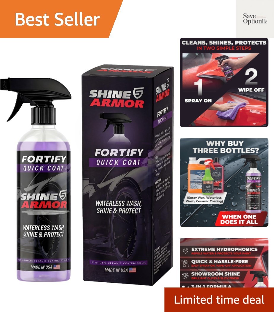 Ceramic Coating Spray - Clean, Glossy, Protected Paint in 15 Minutes Flat | 1...