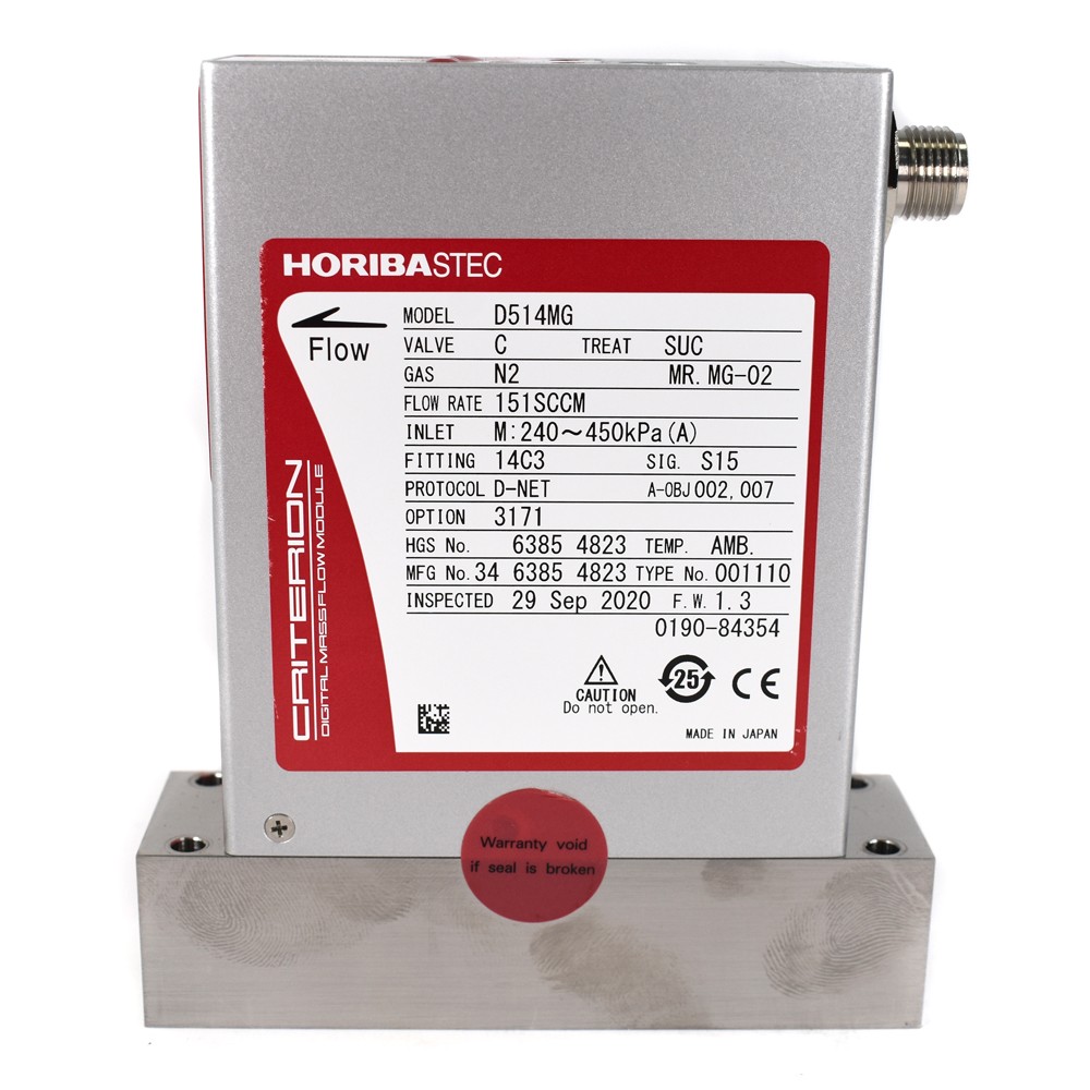 Horiba Stec D514MG Criterion Digital MFC Mass Flow Controller CH2F2 150SCCM
