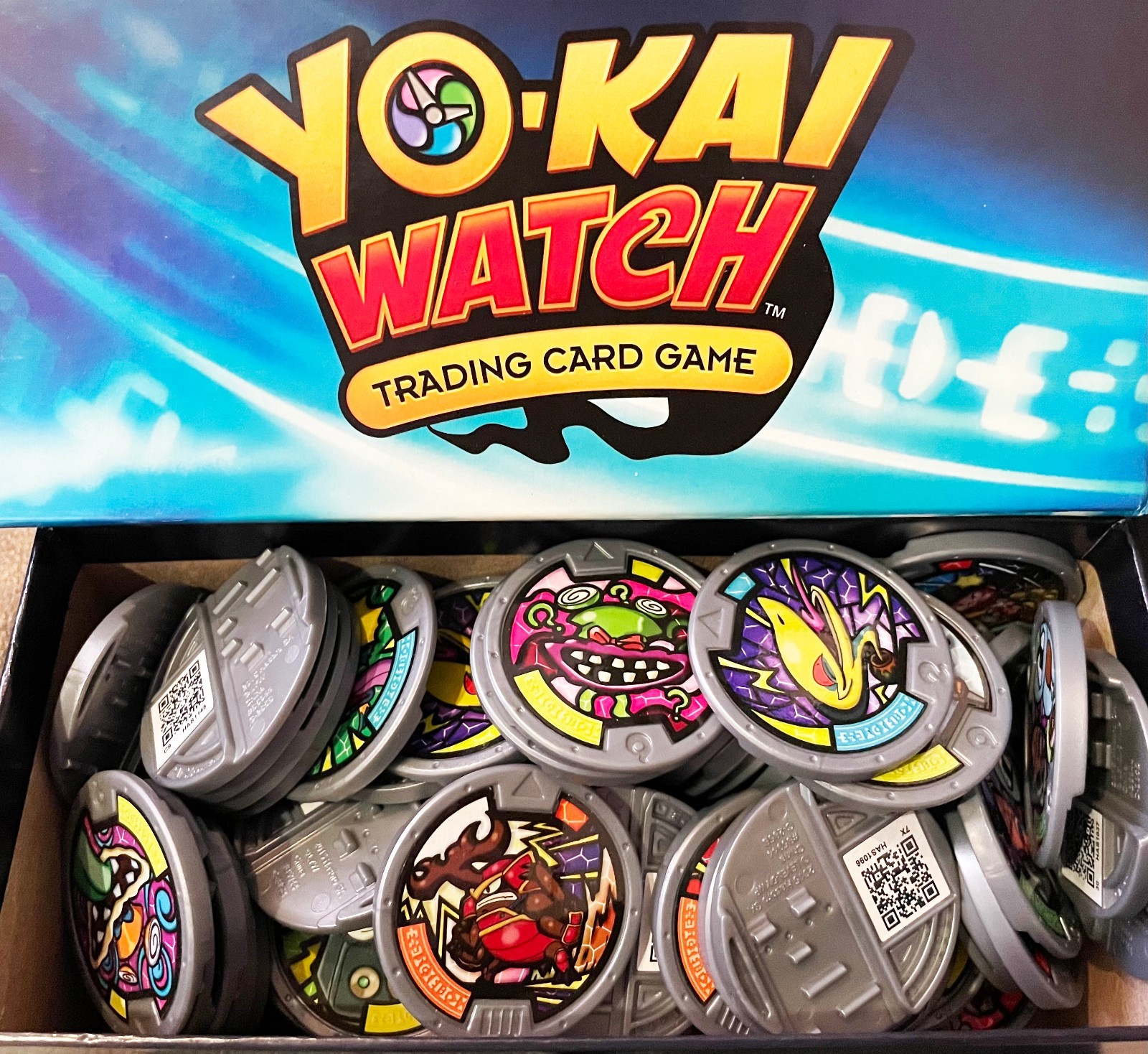 Yo-Kai Yokai Watch MYSTERY MEDAL LOT of 10 Gray Medals