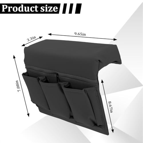 Black Leather Door Side Armrest Box for Car Window—Multifunctional Storage Box