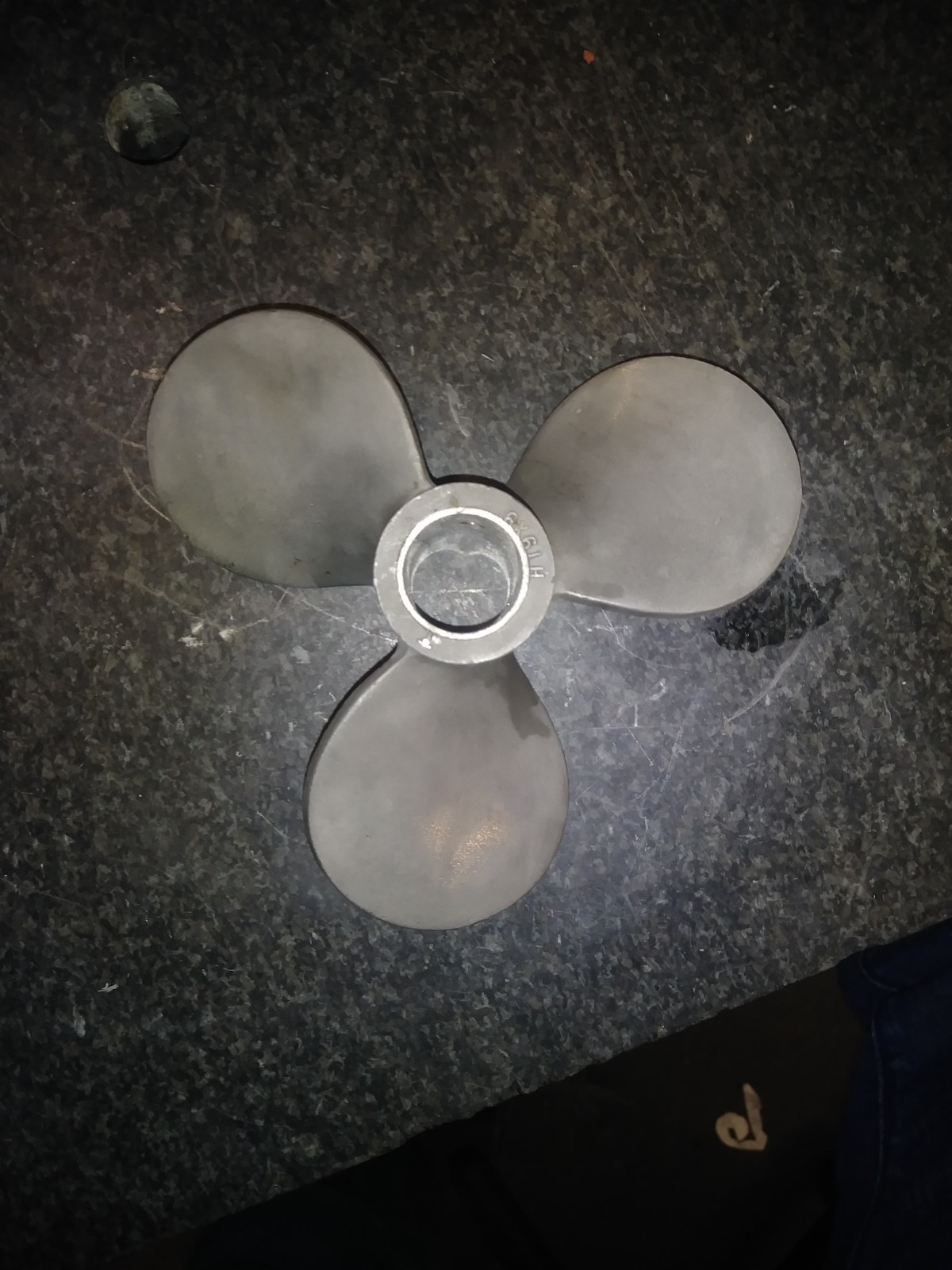 mixing propeller 6 in.  new 1/2 5/8 or 3/4, 7/8,1" hole u pick 316ss Left Hand.